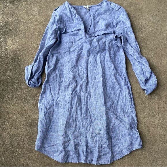 Joie Rathana C Linen Shirt Dress - Picture 3 of 9